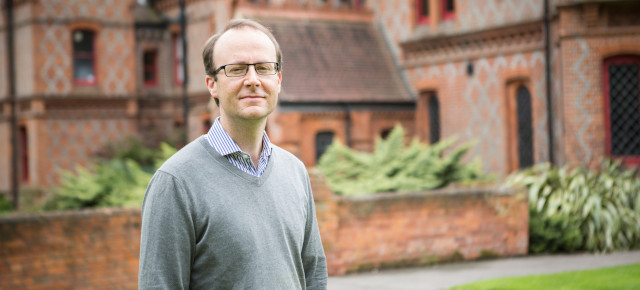 Stuart Lakin outside the University's School of Law