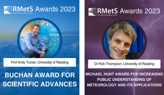 Andy Turner Rob Thompson RMets awards 2023